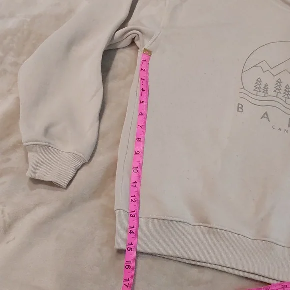 Canadian Vintage Banff National Park in the Canadian Rockies Cozy Sweater Sz L - Picture 7 of 12